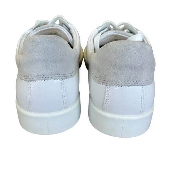 ECCO Men's Soft 60 White Lace Up Sneakers 13-13.5